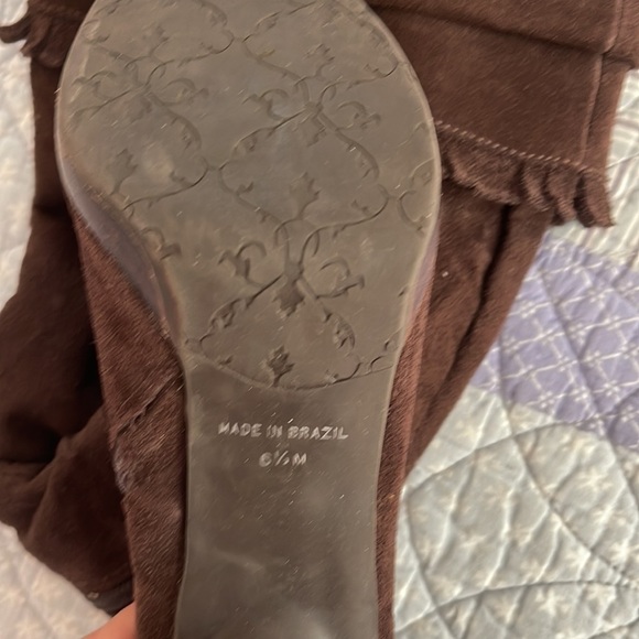 Matisse brown suede heel boots size 6.5 - Picture 7 of 9